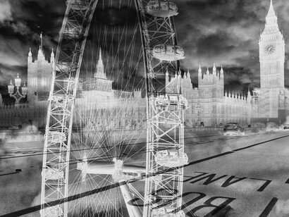 Laurence de Vogüé, London from oneirism. Courtesy of The Minster Gallery
