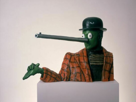 Gavin Turk (b. 1967), Oscar, 1999, Acrylic on bronze, 60 x 80 x 66 cm; (23 5/8 x 31 1/2 x 26 in.)