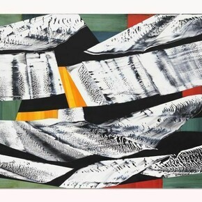 Ricardo Mazal, Black Mountain MK 6, 2014, oil on linen, 63 x 94.5 inches