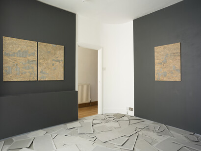 James Lomax. Panorama image with "The form of things to come"