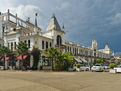 The Republic of Abkhazia, a partially recognized state, lies in the South Caucasus on the eastern shore of the Black Sea, where Eastern Europe meets Western Asia