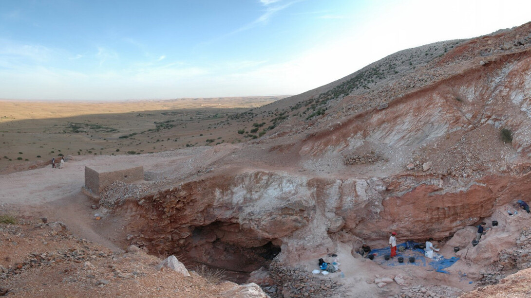 The Jebel Irhoud site in Morocco. Credit Shannon McPherron/Max Planck Institute for Evolutionary Anthropology