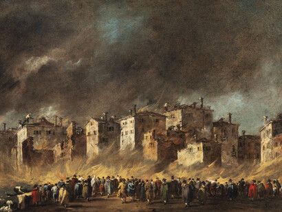 Francesco Guardi. L’incendio di San Marcuola, 1789