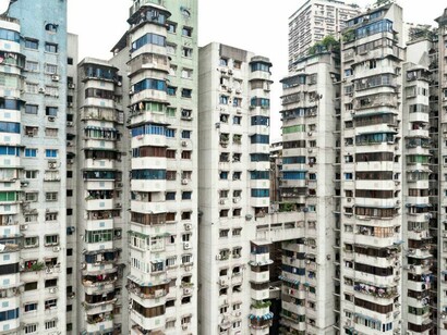 Diversidade sobrevivente: Conjuntos habitacionais na China. Fotografia de Christopher Domakis, série Microcosm