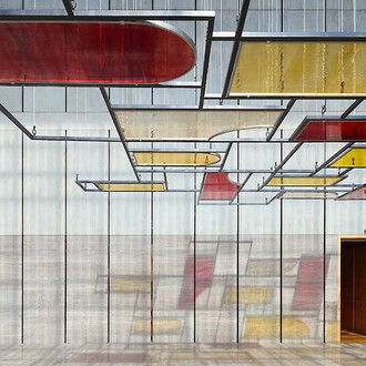 Rosa Barba, Under the canopy, ausstellungsansicht. Mit freundlicher genehmigung des Museums der bildenden Künste Leipzig