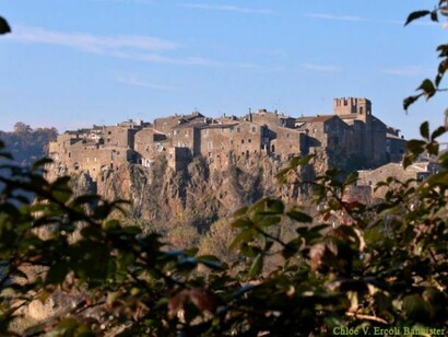 Calcata, from the distance