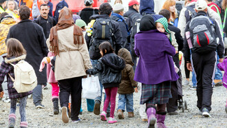 Einwanderer aus dem Mittleren Osten in Köln/Bonn im Herbst 2015 nach Merkels Erklärung „Wir schaffen das“