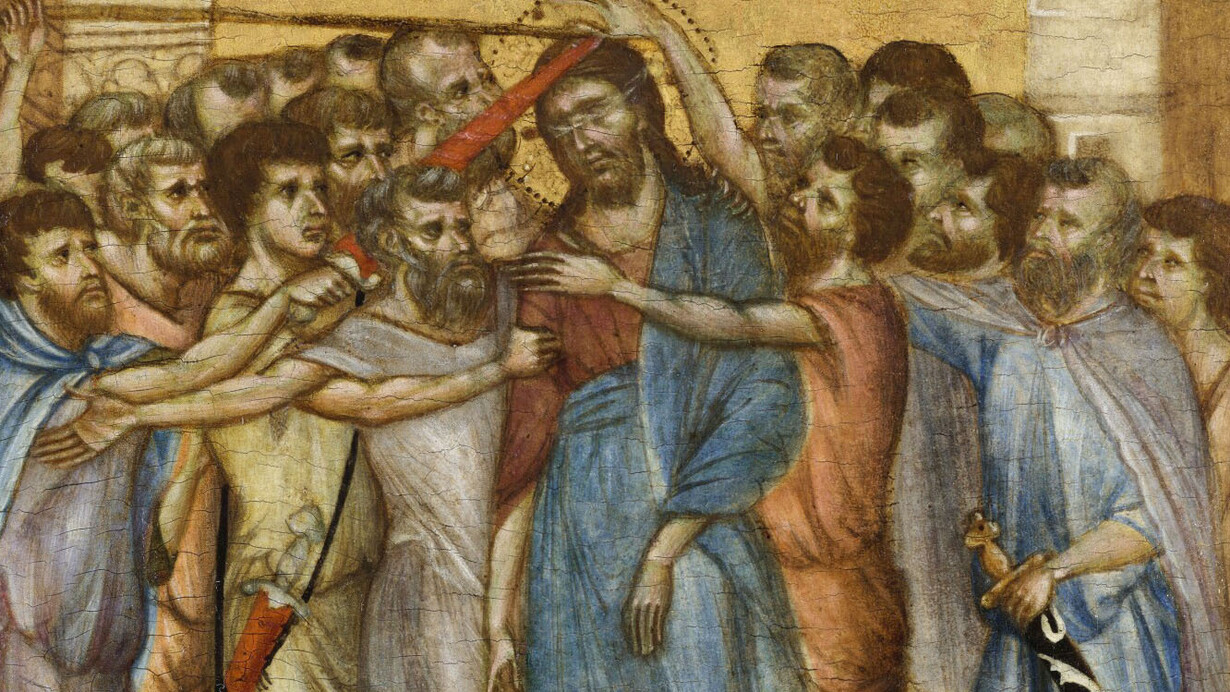 Cimabue, La dérision du Christ. Courtesy of Musée du Louvre