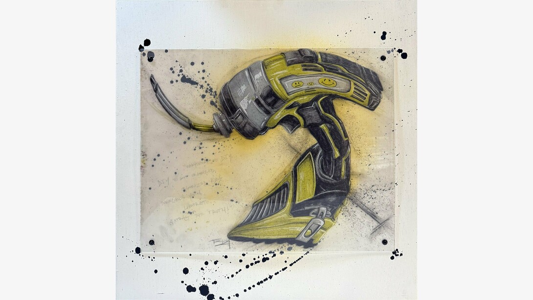 Tai Taeoalii, Power Drill. Courtesy of the artist and Jackson Junge Gallery