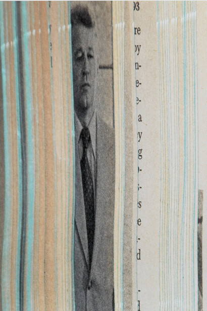 Erica Baum, Jaws, 2008 (from the series Naked Eye) (detail). Inkjet print, 47 x 41.6 cm. Solomon R. Guggenheim Museum, New York