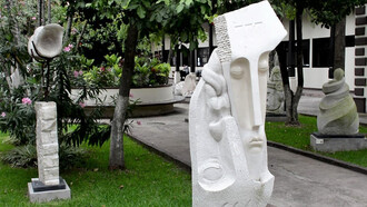 La capacidad creativa suele ser frágil y permeable a las demandas y condiciones externas y comerciales de mercado. En la imagen, el Parque de las Esculturas de la Galería Nacional de Arte de Honduras