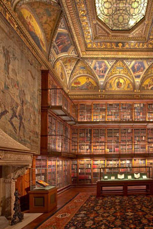 Pierpont Morgan's 1906 Library. Courtesy of Morgan Museum