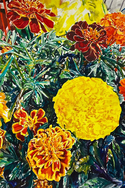 Conrad Ruiz, Ty Tys garden, 2025. Courtesy of Massey Klein Gallery