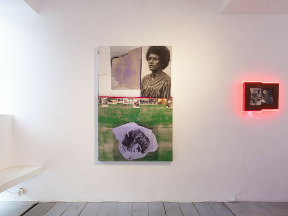 Brook Andrew, Exhibition view. Courtesy of galerie Nathalie Obadia