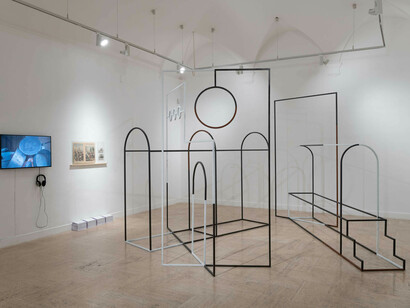 Processi 146. Real Academia de Espana en Roma, veduta della mostra. Foto di Giorgio Benni