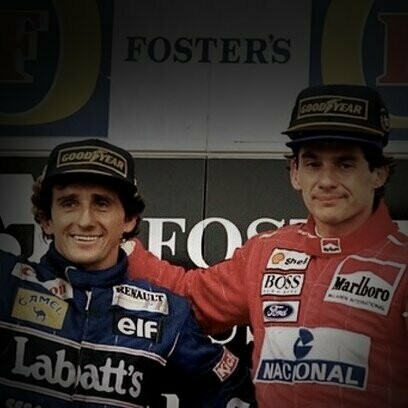 Prost et Senna sur le même podium en 1993 à Adélaide