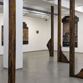 Abul Hisham, Shrines, exhibition view. Courtesy of Galerie Mirchandani + Steinruecke