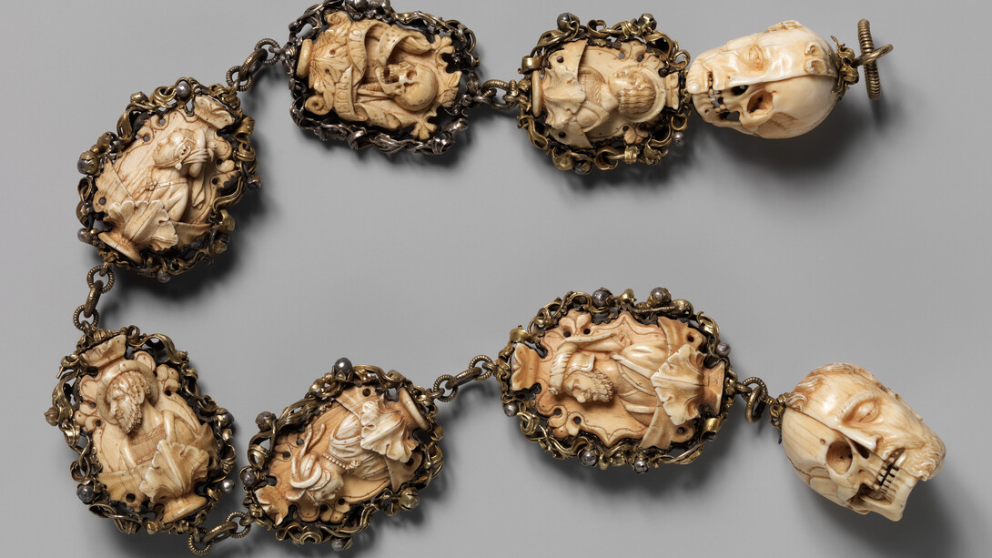 The Ivory Mirror. Courtesy of Bowdoin Museum
