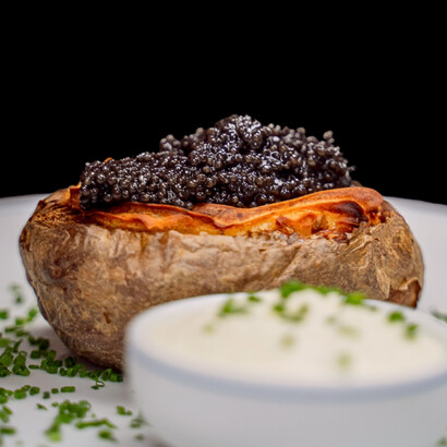 Potato Caviar from Caviar Kaspia London, United Kingdom