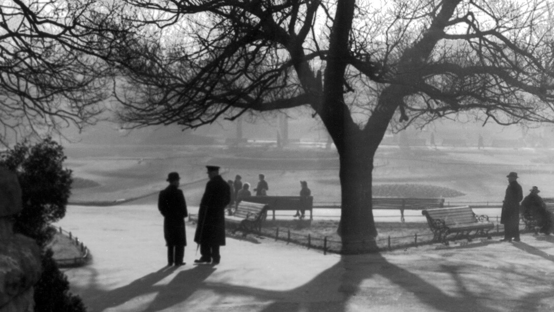 Frank Browne, Evening Shadows, Saint Stephen's Green, Dublin, 1932