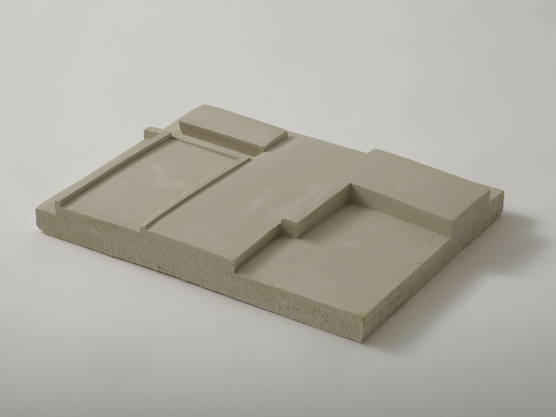 Anna-Bella Papp, Untitled, 2012, clay, 31.4 x 22.5 x 4 cm © the artist and Stuart Shave/Modern Art London