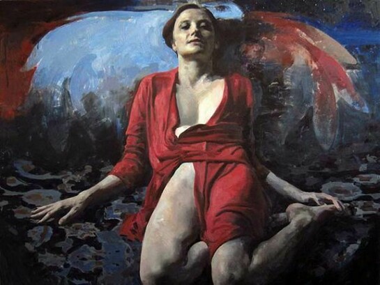 Hollis Dunlap, Dreamtime, 2014, Oil on Canvas, 40" x 50"