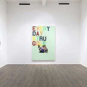 David Leggett, Everyday Struggle, 2023, installation view. Courtesy of the artist and Steve Turner, Los Angeles