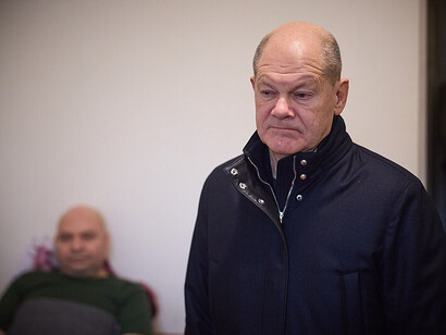 In Kyiv, President Volodymyr Zelenskyy and Germany's Federal Chancellor Olaf Scholz met with injured warriors during Scholz's visit to Ukraine