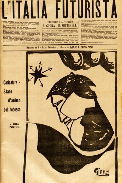 Copertina de 'L'italia Futurista'