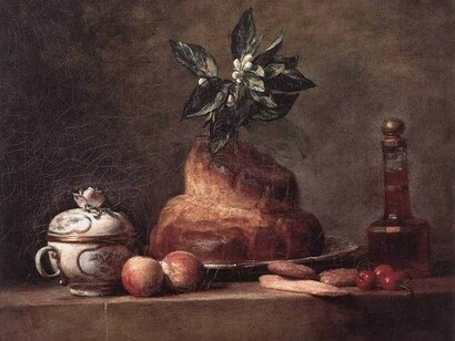 Jean-Baptiste Siméon, Chardin The Brioche (1763)