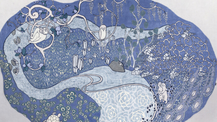 David Wiseman 'Paradise' carpet in wool and silk. Designed by David Wiseman, USA, and produced in Nepal in collaboration with Amini, 2016. Edition of 3 plus 3 APs. #1. 174" (L) x 108" (W) 442cm (L) x 274.3cm (W). 