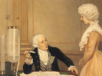 Antoine Laurent Lavoisier et sa femme Marie-Anne Pierrette Paulze 