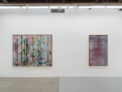 Guillaume Linard Osorio, Water for wild rushes, exhibition view. Courtesy of Carvalho 