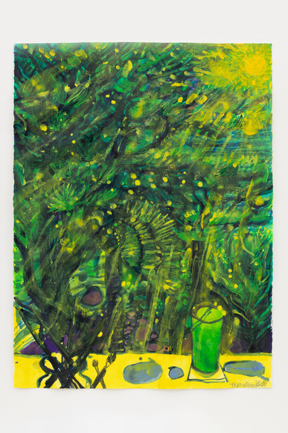 Untitled, 2020
acrylic on paper
76.2 × 57.2 cm, 30 × 22 1
⁄2 in.
Courtesy the Artist and Xavier Hufkens, Brussels
Photo credit: HV-studio