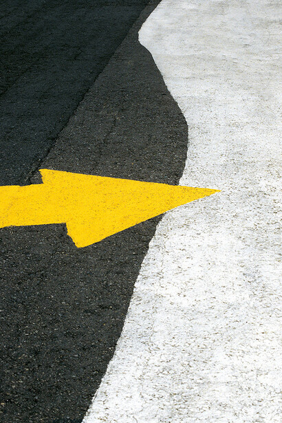 Franco Fontana, Asfalti, Londra, 1995 ©Franco Fontana
