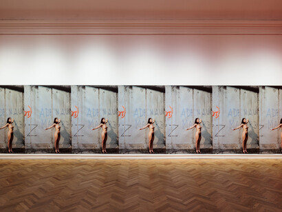 Ewa Partum, Conceptual exercises, ausstellungsansicht. Mit freundlicher genehmigung von Francisco Carolinum Linz