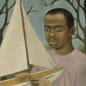 John Kirby, Being Young, Oil on canvas, 39 x 28 inches