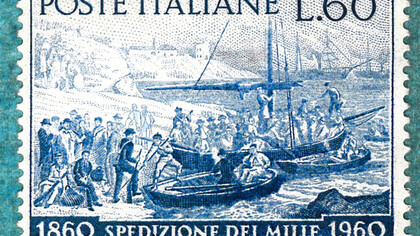 Spedizione dei Mille - Francobollo delle Poste Italiane di Eros Donnini