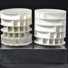 Gianni Colombo, Strutturazione acentrica, 1962, metal, perspex and electrical motor, 28 x 37 x 18 cm