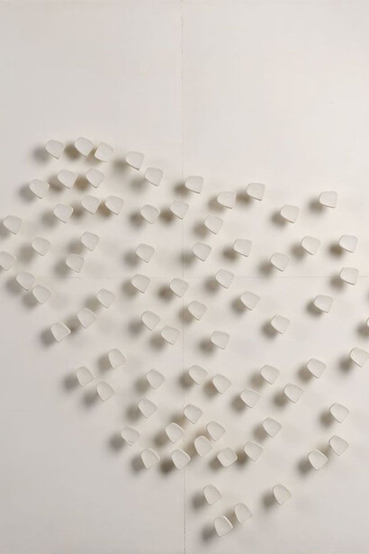 Chryssa, Flight of birds (detail), 1957-1960. Courtesy of Menil