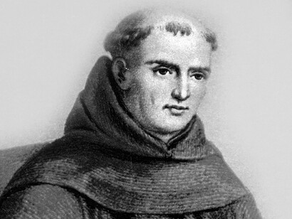 Junípero Serra, fraile franciscano español, se trasladó a América, donde fundó nueve misiones españolas en la Alta California