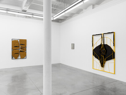 Indrikis Gelzis, What stays when the shape leaves knot, exhibition view. Courtesy of Tatjana Pieters