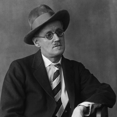 Retrato del escritor James Joyce por Berenice Abbott