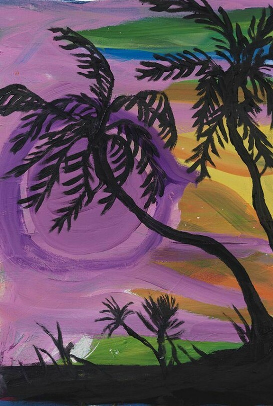 Josh Smith, Untitled, 2014, Ex. unico, Olio su tela / Oil on canvas, 76 x 61 cm / 30 x 24 inches, Photo by Alessandro Zambianchi, Courtesy Massimo De Carlo, Milano/London