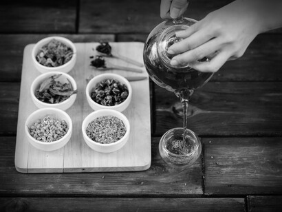 Many blue zone countries drink herbal teas or green teas for health