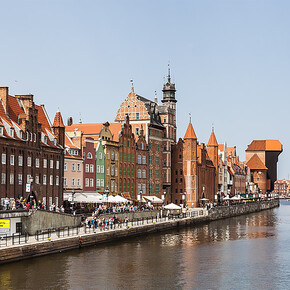 Gdańsk is a city on the Baltic coast of northern Poland