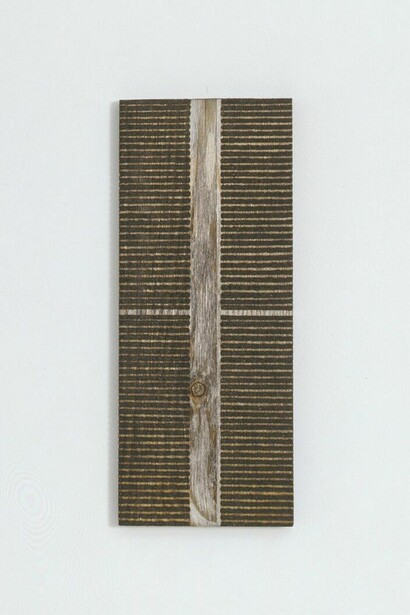 Roger Ackling, Voewood, 2008. Courtesy Annely Juda Fine Art, London.
