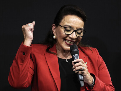Xiomara Castro, presidenta electa de la República de Honduras luego de ganar las elecciones del 28 de noviembre de 2021