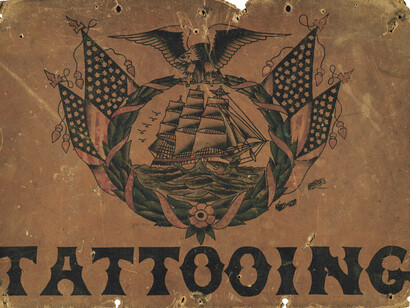 Artwork from 'Vintage Flash Tattoo: 100 Years of Traditional Tattoos from the Collection of Jonathan Shaw', published by powerHouse Books