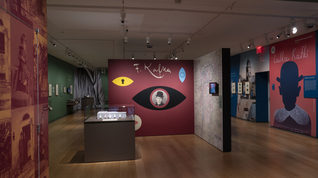 Franz Kafka, exhibition view. Courtesy of the Morgan Library and Museum